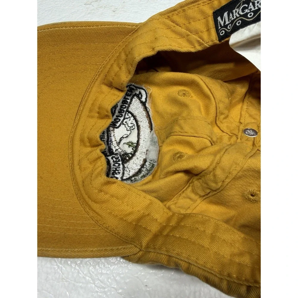 Jimmy Buffett Margaritaville No Shoes No Shirt No Problem Cancun Hat Cap Yellow